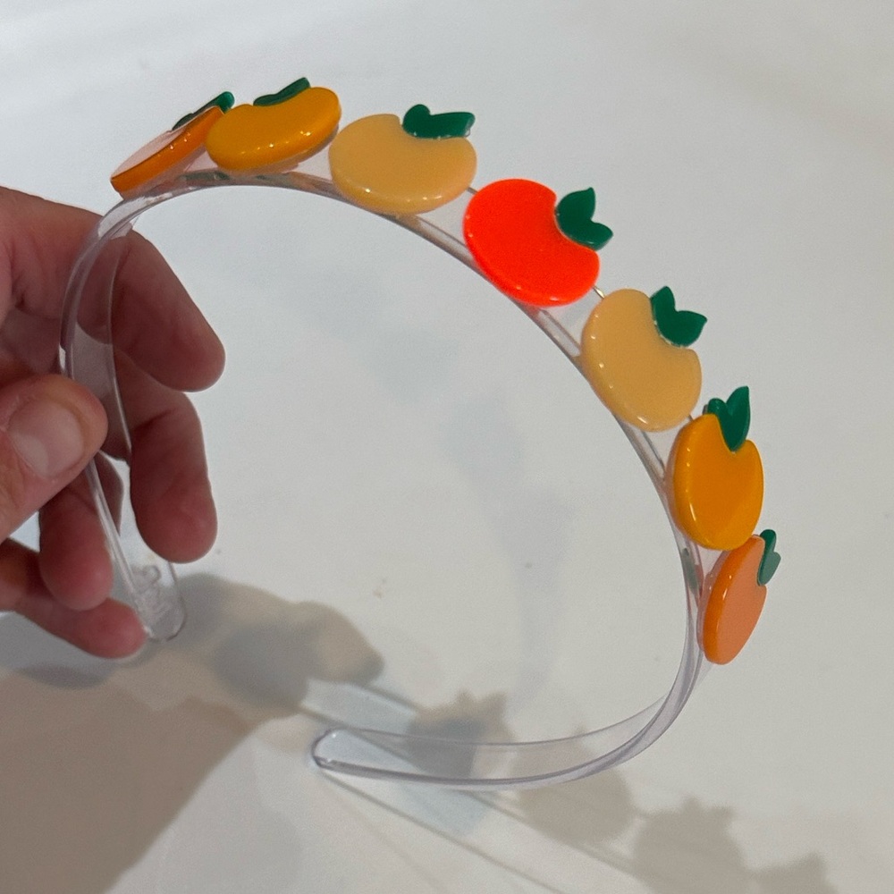 Girls Acrylic Peach Headband (3-6Y)